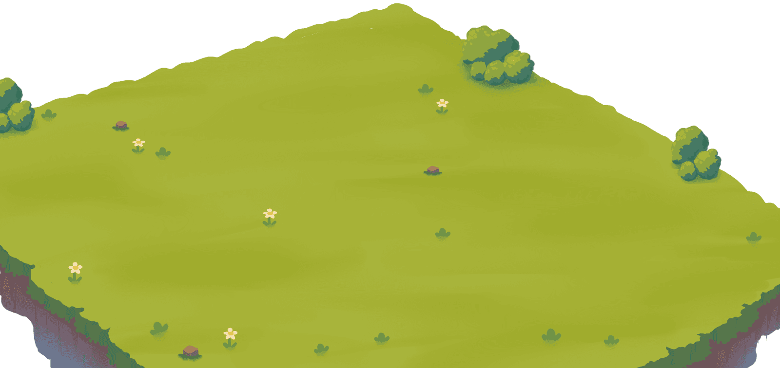 A grass island from Critter Loop